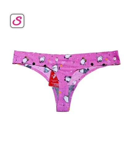 Elegance Ice Silk Thong Printed Panty SonariBD 102961 (2)