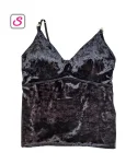 Elegant Sexy Velvet Crop Top SonariBD 103032 (1)