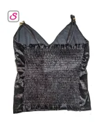 Elegant Sexy Velvet Crop Top SonariBD 103032 (2)