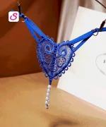 Gorgeous Love Heart Pearl Lace Thong Transparent Sexy Panty SonariBD 105251 (3)