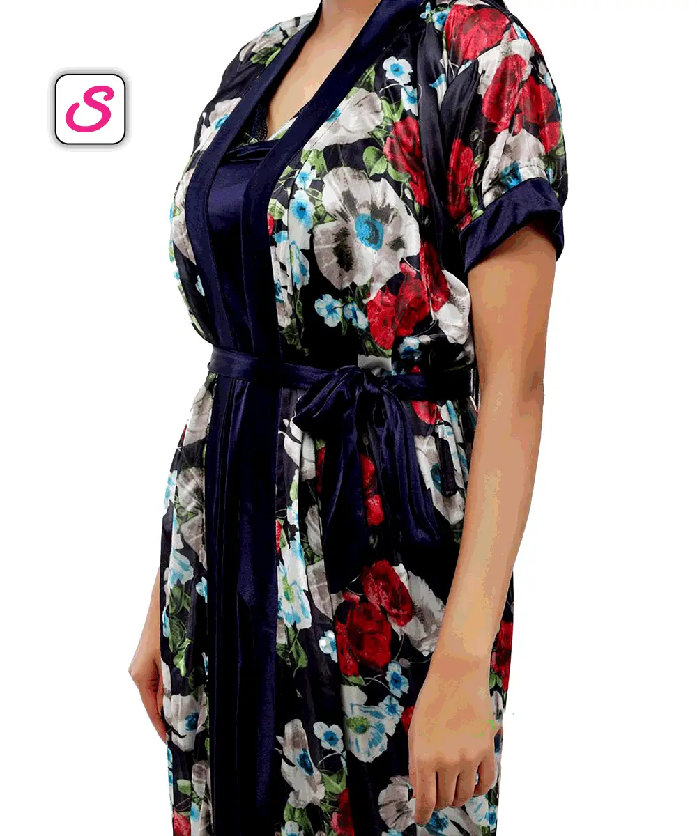 Gorgeous Peacock Synthetic Sexy Nightdress Two Part SonariBD 105481 (4)