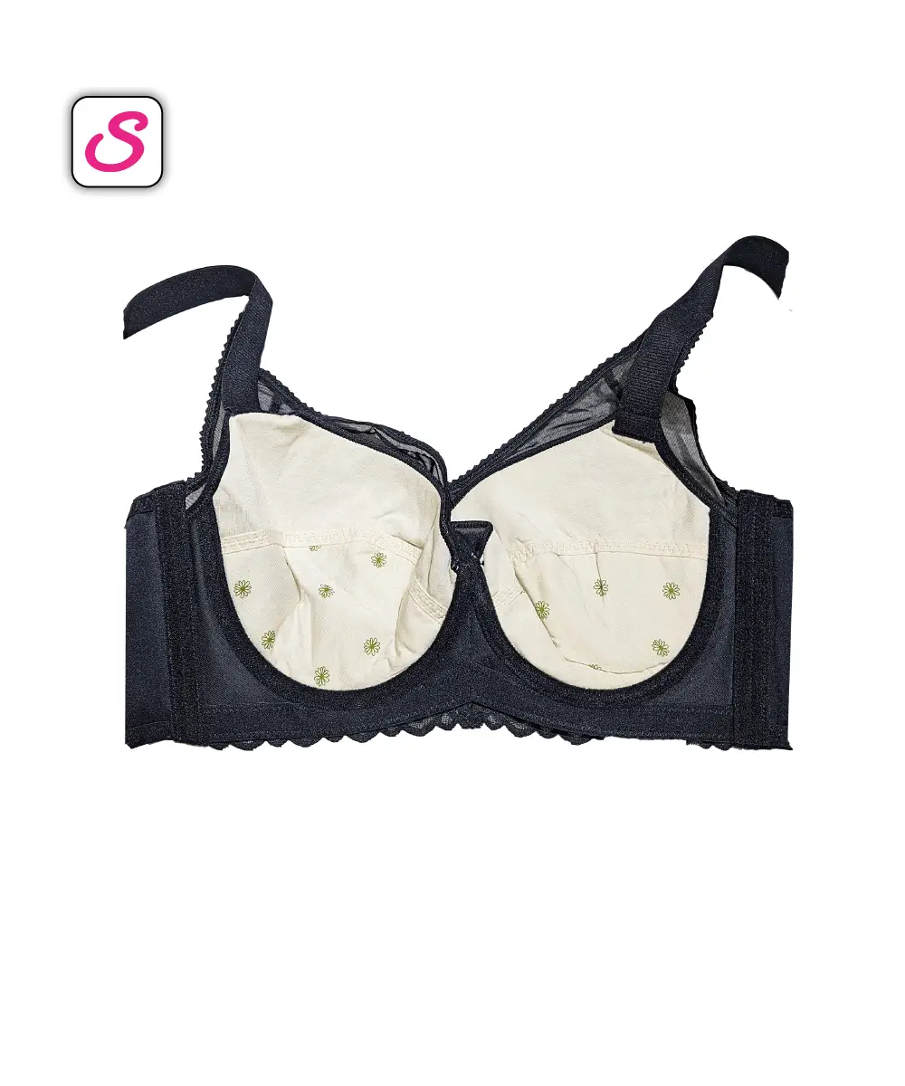 Super Comfort Seamless Non Padded Net Bra