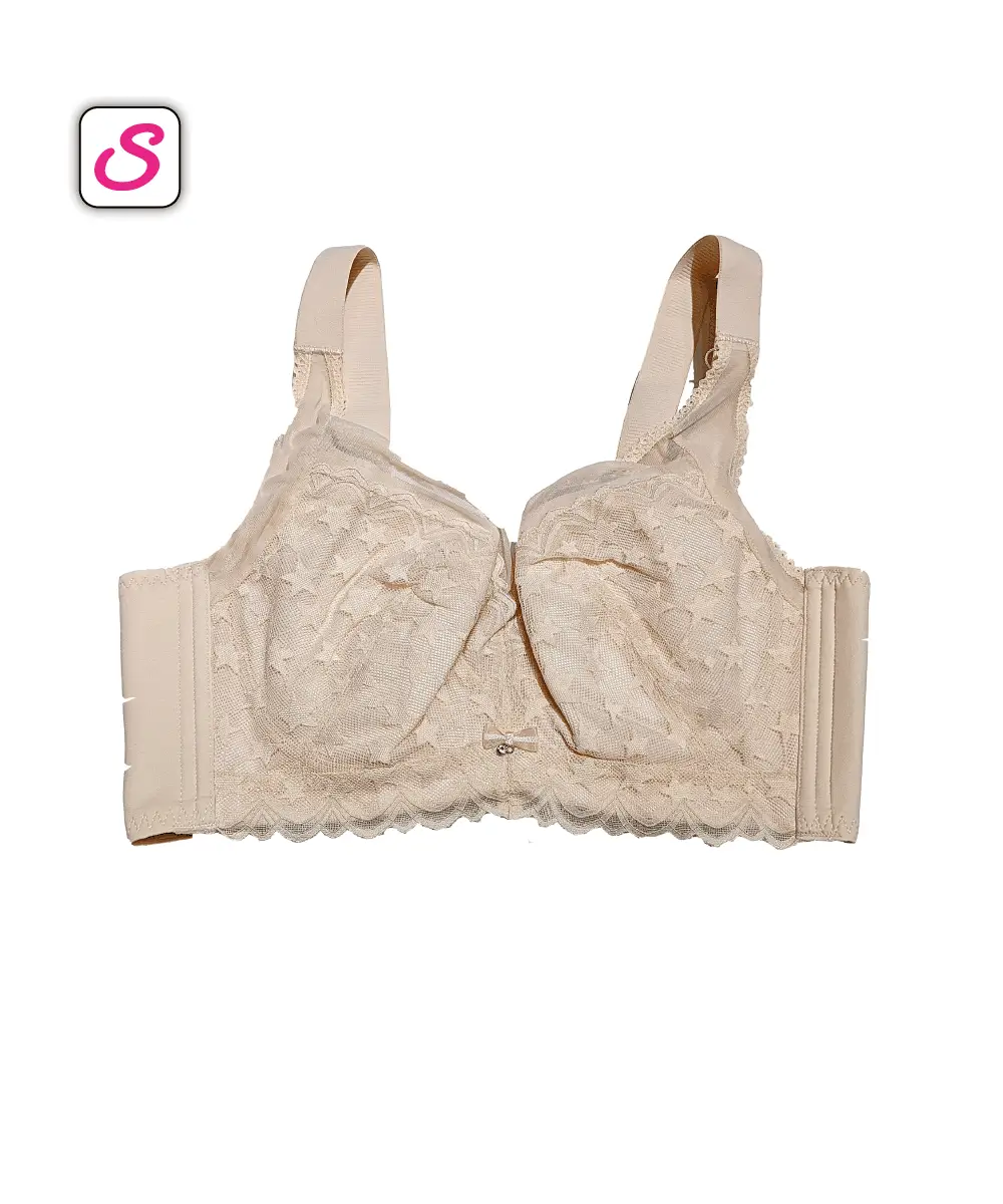 Super Cool Seamless Non Padded Net Bra