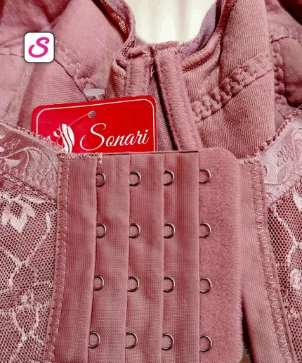 Luxurious Four Hook Stick Non Padded Net Bra SonariBD 10439 (5)