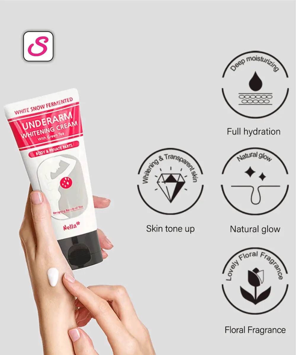 Nella Premium Safety Underarm Whitening Cream