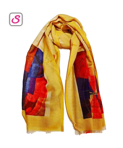 Premium 3D Anchal Print Stone Cool Hijab SonariBD 106591