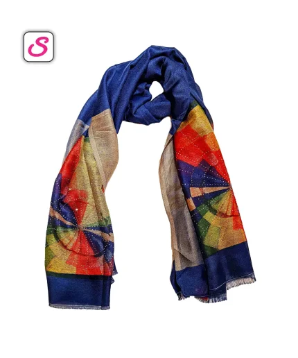 Gorgeous 3D Anchal Print Stone Best Hijab