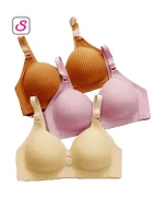 Premium Comfortable Synthetic Wire Free Padded Bra SonariBD 10528 (1)