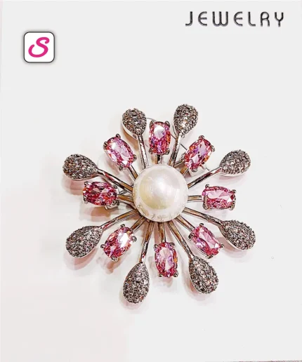 Gorgeous Beautiful Safe Diamond Cut Hijab Pin