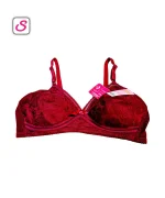 Super Comfortable Sexy Non Padded Wire Free Net Bra SonariBD 10504 (1)