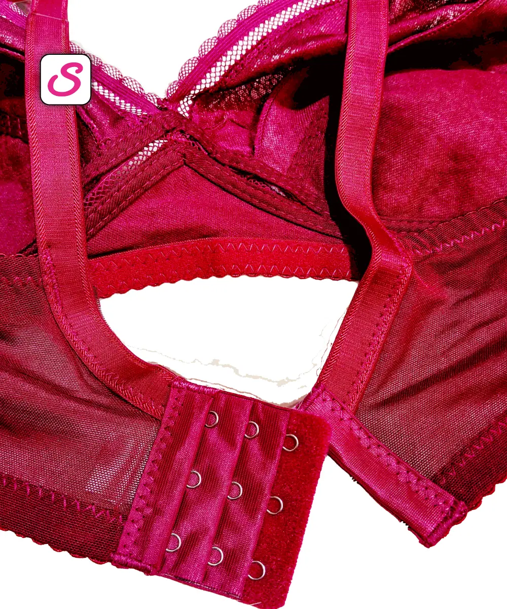 Super Comfortable Sexy Non Padded Wire Free Net Bra SonariBD 10504 (3)