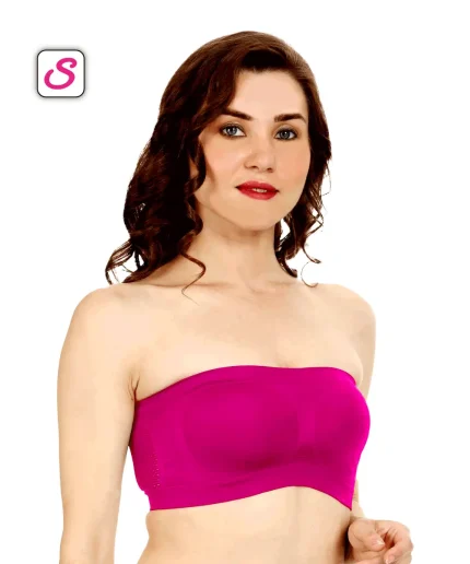 Wire Free Strapless Sexy Knit Non Padded Tube Bra SonariBD 101151 (8)