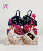 Cool Comfortable Synthetic Wired Padded Bra 10047 (2)